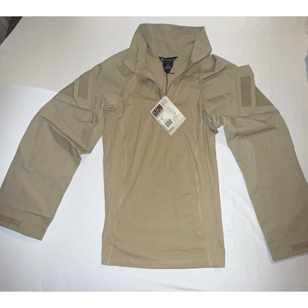 5.11 Tactical Rapid Assault Shirt Men’s M TDU Khaki 72194 Combat Military NWT